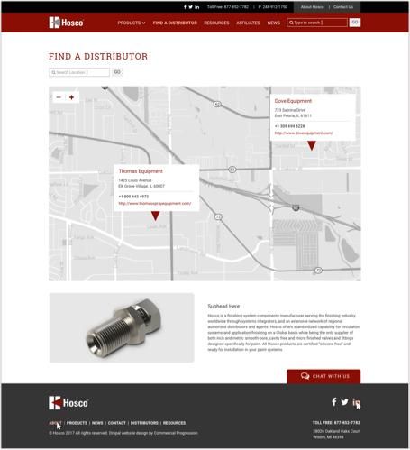 Hosco Mapping Interface