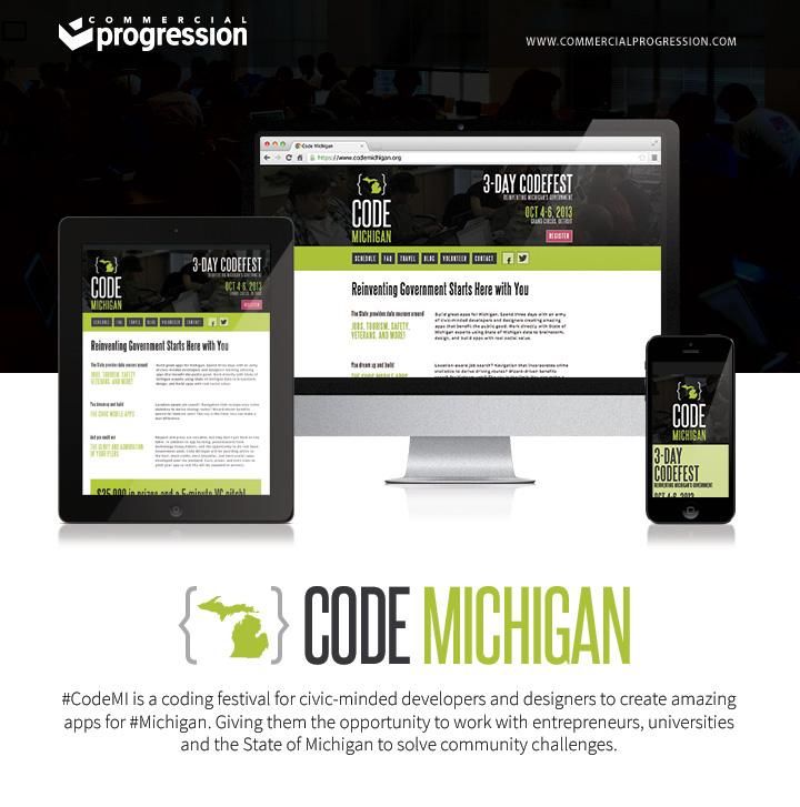 Code Michigan responsive design
