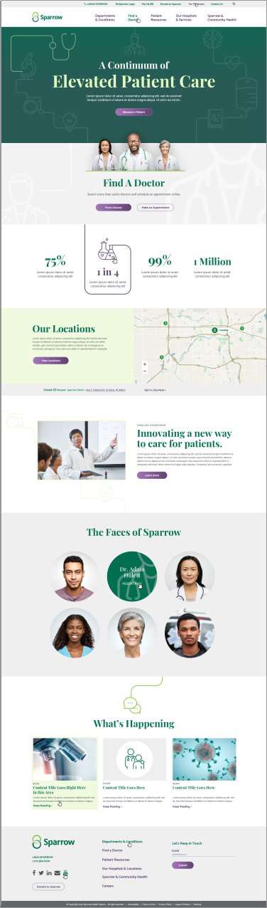 Sparrow Healthcare Drupal Development